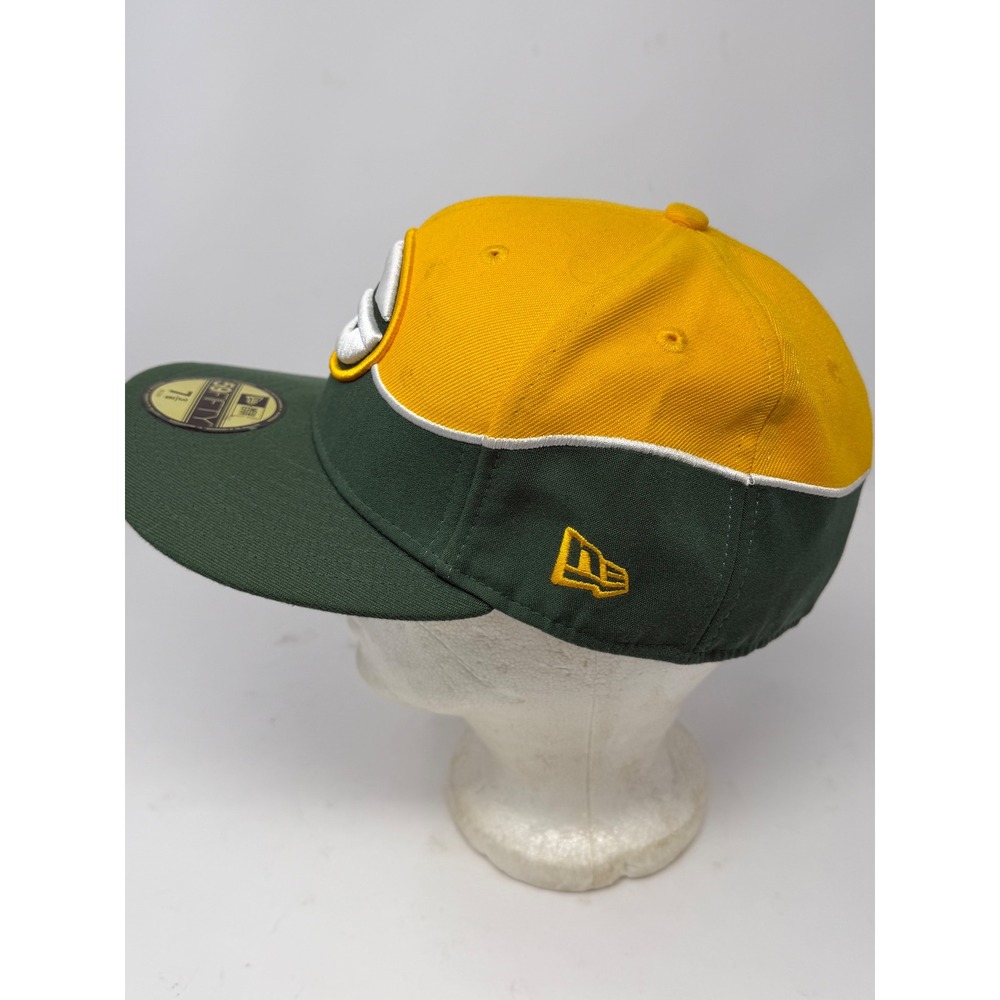 New Era 59FIFTY Green Bay Packers City Cluster Patch Hat Fitted 7 3/8 Two Tone - Picture 5 of 10